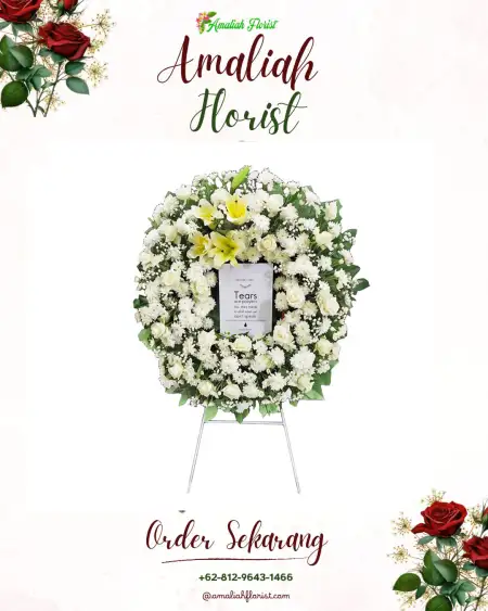 Krans Bunga Duka Padang Sambian Kaja